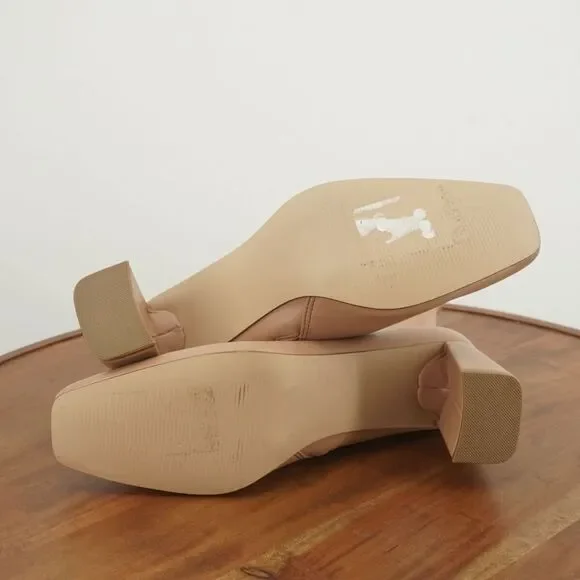 Steve Madden Womens Harli Ankle Boots Booties Faux Leather Blush Pink Heeled 10M - Picture 8 of 9